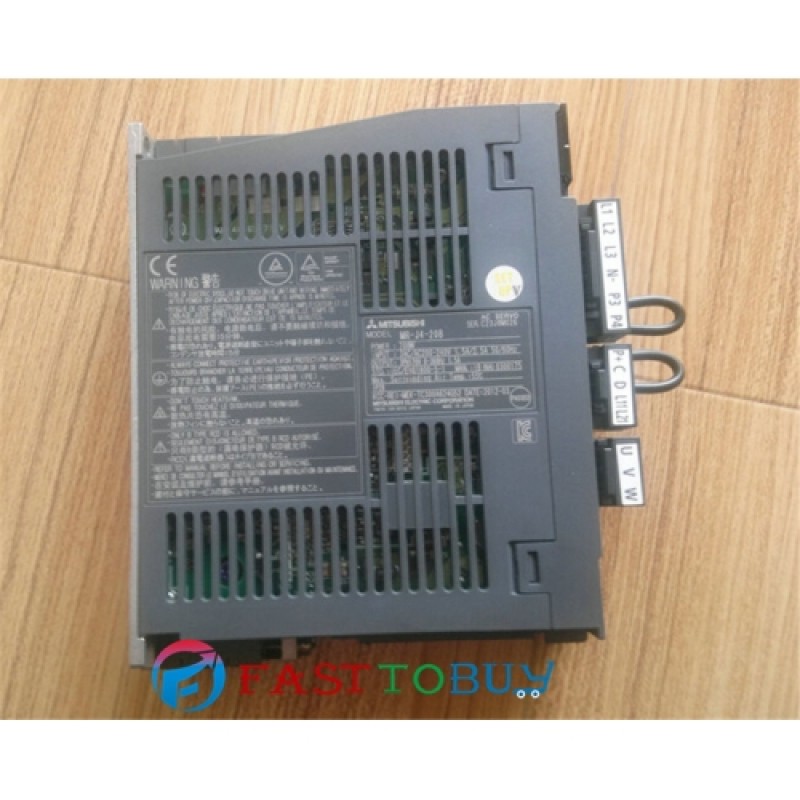 HG-KR23BJ+MR-J4-20B 1.3A 200W 0.64NM 3000rpm Brake Oil seal AC Servo Motor Drive Kit with 3M Cable New