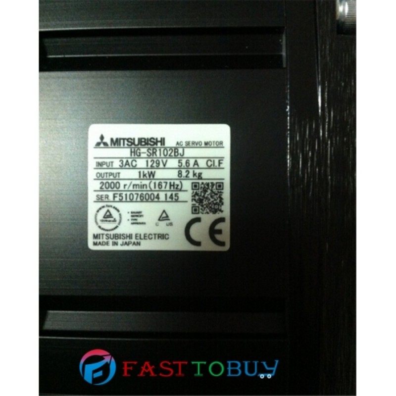 HG-SR102BJ+MR-J4-100A 5.6A 1KW 4.8NM 2000rpm Brake Oil seal AC Servo Motor Drive Kit with 3M Cable New