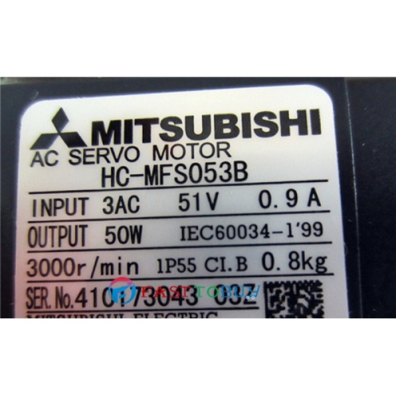 HC-MFS053B 200V 0.85A 50W 0.16NM 3000rpm Brake AC Servo Motor New