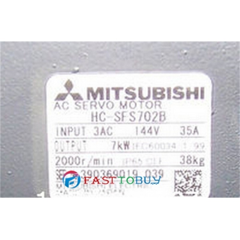 HC-SFS702B 200V 35A 7KW 33.4NM 2000rpm Brake AC Servo Motor New