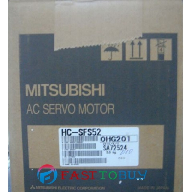 HC-SFS52+MR-J2S-60A 200V 3.2A 500W 2.39NM 2000rpm AC servo motor Drive Kit with 3M Cable New