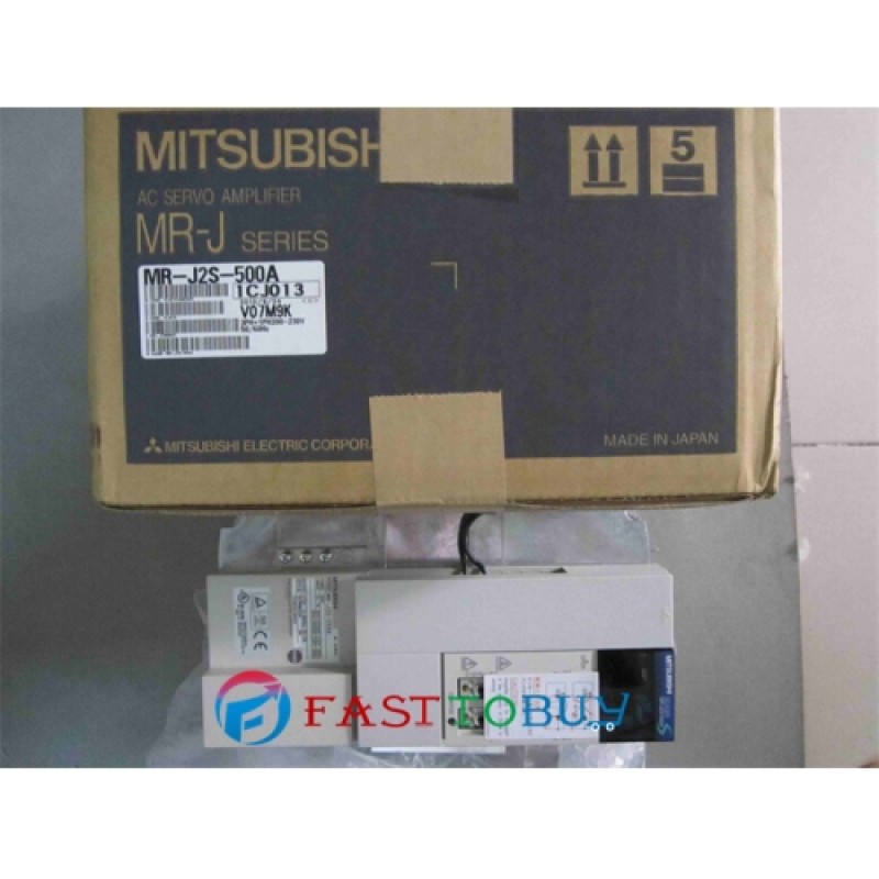 HC-SFS502B+MR-J2S-500A 200V 28A 5KW 23.9NM 2000rpm Brake AC servo motor Drive Kit with 3M Cable New