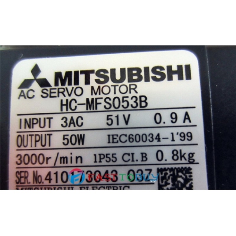 HC-MFS053B+MR-J2S-10A 200V 0.85A 50W 0.16NM 3000rpm Brake AC servo motor Drive Kit with 3M Cable New