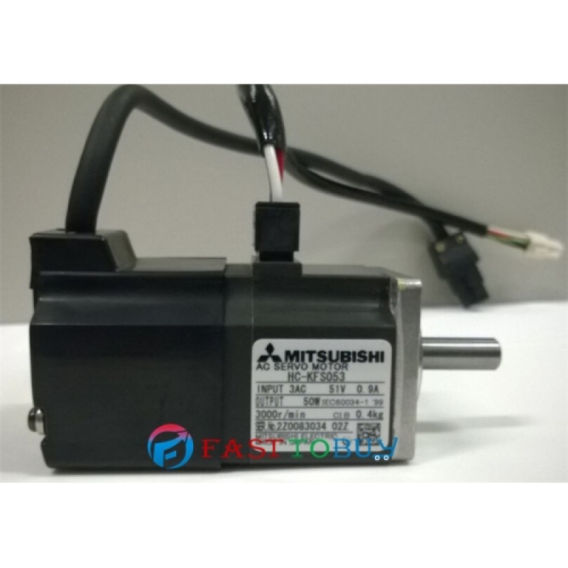 HC-KFS053+MR-J2S-10B 200V 0.83A 50W 0.16NM 3000rpm AC servo motor Drive Kit with 3M Cable New