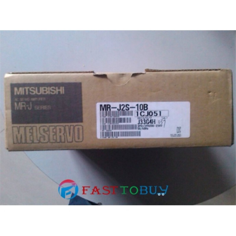 HC-KFS13+MR-J2S-10B 200V 0.71A 100W 0.32NM 3000rpm AC servo motor Drive Kit with 3M Cable New