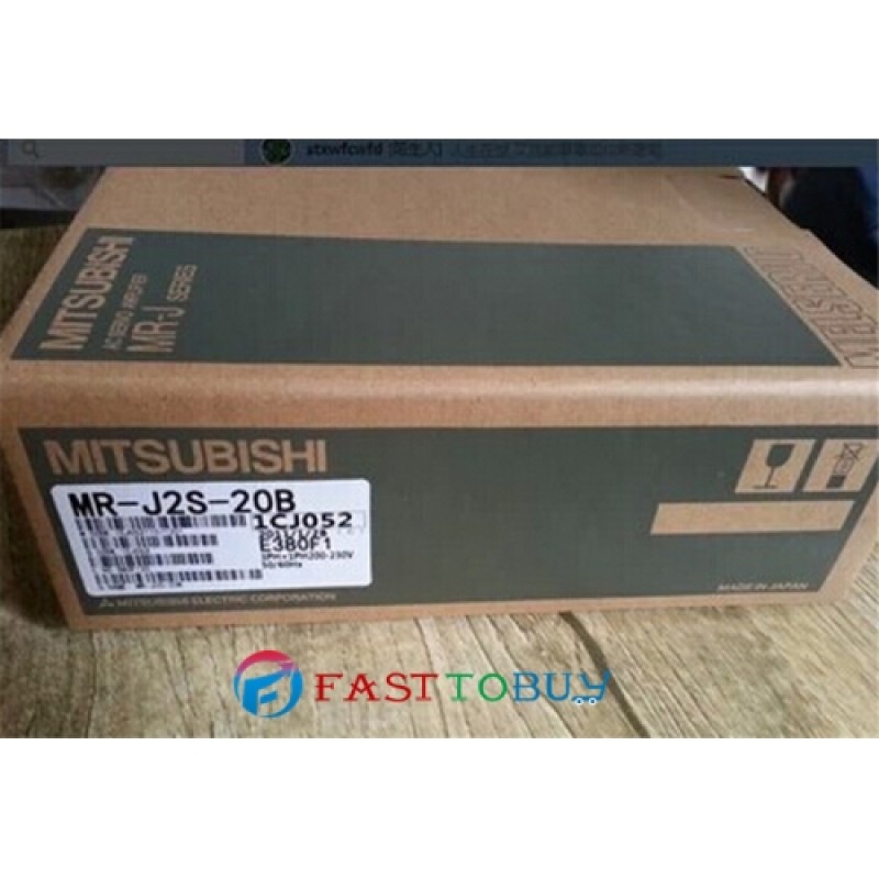 HC-KFS23B+MR-J2S-20B 200V 1.1A 200W 0.64NM 3000rpm Brake AC servo motor Drive Kit with 3M Cable New