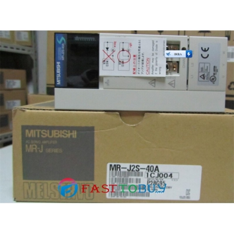 HC-KFS43+MR-J2S-40A 200V 2.3A 400W 1.3NM 3000rpm AC servo motor Drive Kit with 3M Cable New