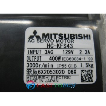 HC-KFS43+MR-J2S-40A 200V 2.3A 400W 1.3NM 3000rpm AC servo motor Drive Kit with 3M Cable New