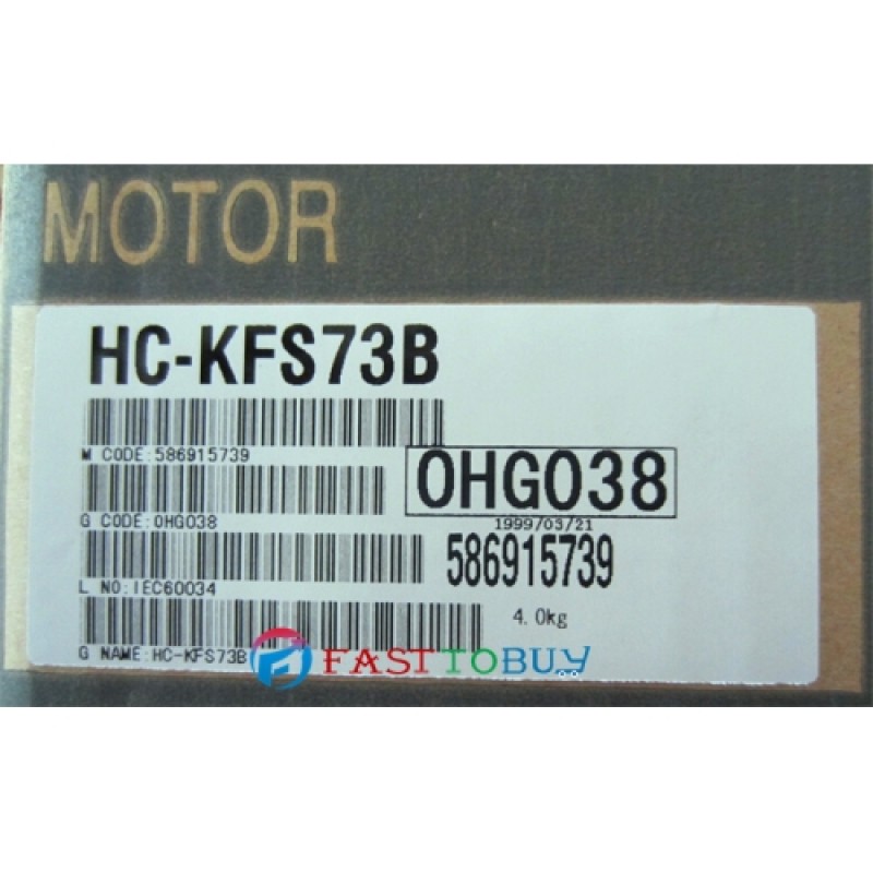 HC-KFS73B+MR-J2S-70B 200V 5.8A 750W 2.4NM 3000rpm Brake AC servo motor Drive Kit with 3M Cable New