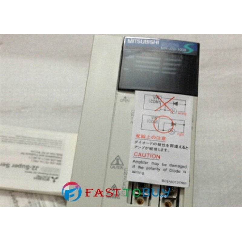 HC-SFS102+MR-J2S-100B 200V 6A 1KW 4.78NM 2000rpm AC servo motor Drive Kit with 3M Cable New