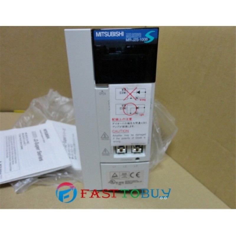 HC-SFS102+MR-J2S-100B 200V 6A 1KW 4.78NM 2000rpm AC servo motor Drive Kit with 3M Cable New