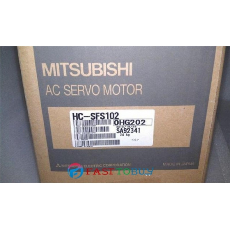 HC-SFS102+MR-J2S-100B 200V 6A 1KW 4.78NM 2000rpm AC servo motor Drive Kit with 3M Cable New