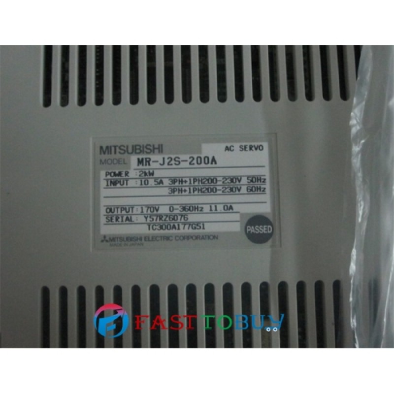 HC-SFS202+MR-J2S-200A 200V 11A 2KW 9.55NM 2000rpm AC servo motor Drive Kit with 3M Cable New