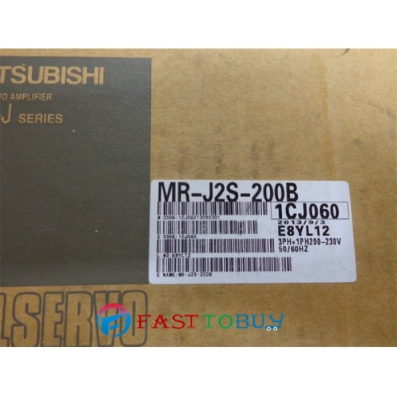 HC-SFS202B+MR-J2S-200B 200V 11A 2KW 9.55NM 2000rpm Brake AC servo motor Drive Kit with 3M Cable New