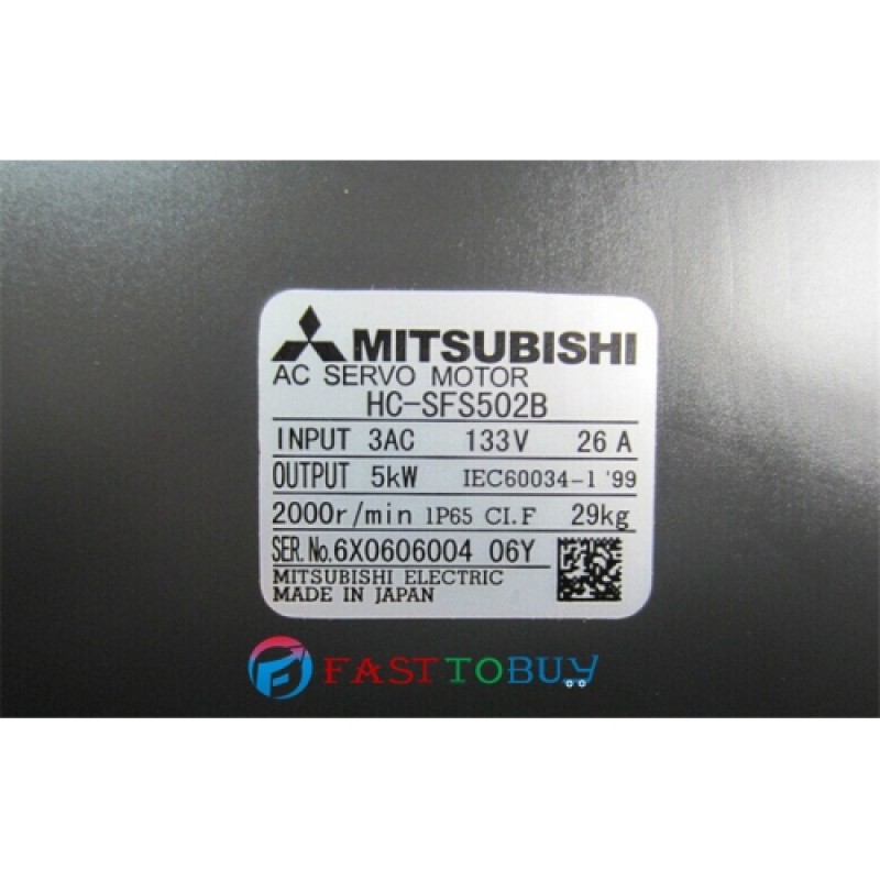 HC-SFS502B+MR-J2S-500B 200V 28A 5KW 23.9NM 2000rpm Brake AC servo motor Drive Kit with 3M Cable New