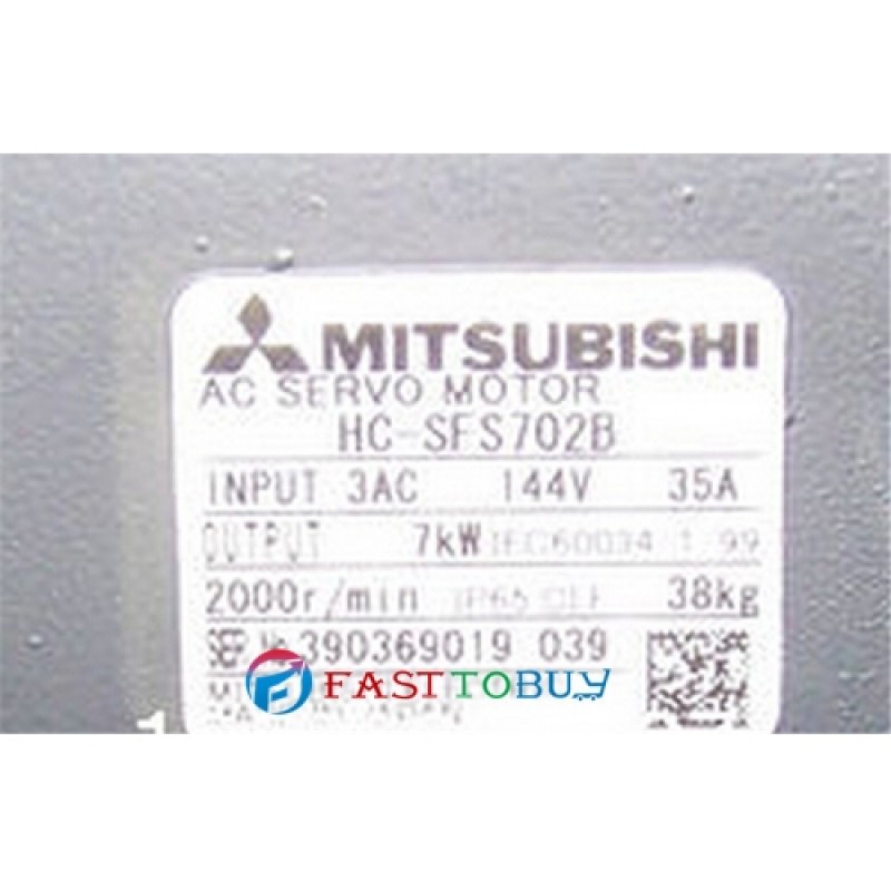 HC-SFS702B+MR-J2S-700B 200V 35A 7KW 33.4NM 2000rpm Brake AC servo motor Drive Kit with 3M Cable New