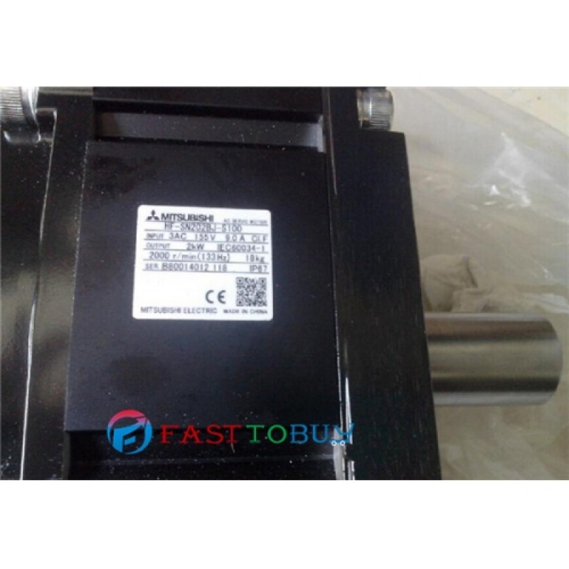 HF-SN202BJ-S100 9A 2KW 9.55NM 2000rpm Brake Oil seal AC Servo Motor with 3M Cable New