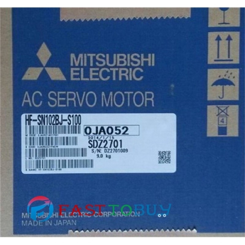 HF-SN102BJ-S100 6.0A 1KW 4.77NM 2000rpm Brake Oil seal AC Servo Motor with 3M Cable New