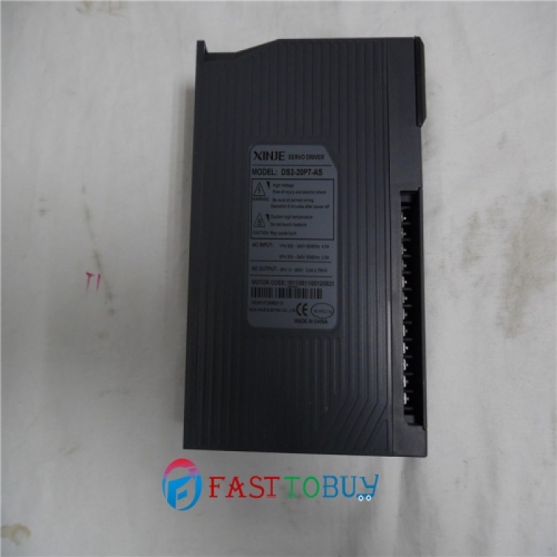 Xinje 750W 0.75KW Servo System (Motor + Drive) MS-80ST-M02430-20P7 + DS2-20P7-AS New