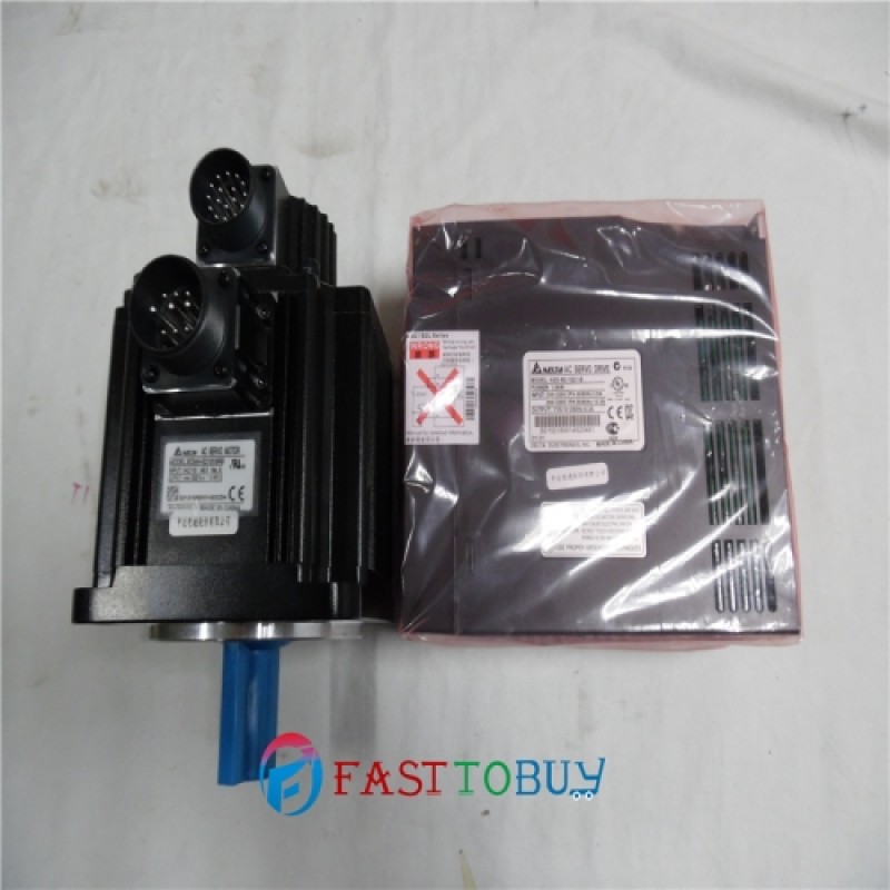 ECMA-E21315RS+ASD-B2-1521-B Delta 220V 1.5KW 7.16NM 2000RPM 130mm AC Servo Motor Drive kits Oil Seal with 3M cable