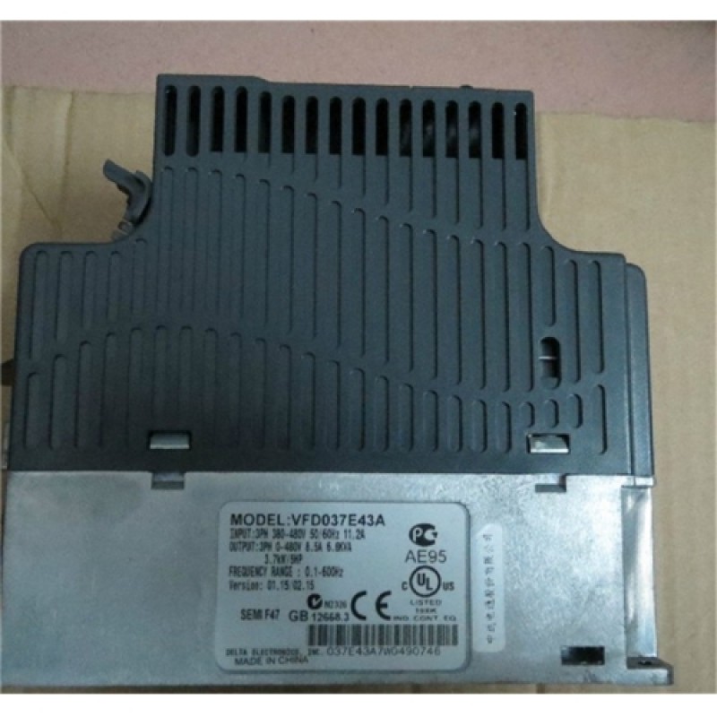 Delta Inverter VFD drive VFD037E43A 3Phase 380V 3.7KW 5HP 0.1~600Hz Grinding &Drilling machine