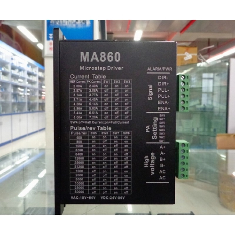 MA860 Leadshine 256 Microstep driver 2 phase 7.2A AC18-60V fit 57 86 motor