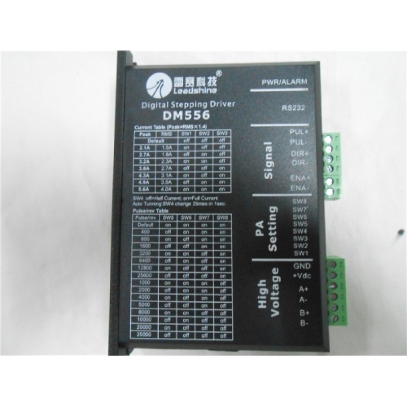 Stepper Motor Drive 2ph 5A 2.1NM NEMA23 57mm 4 Wire 18-50VDC For CNC Engraving Machine 57HS21A+DM556