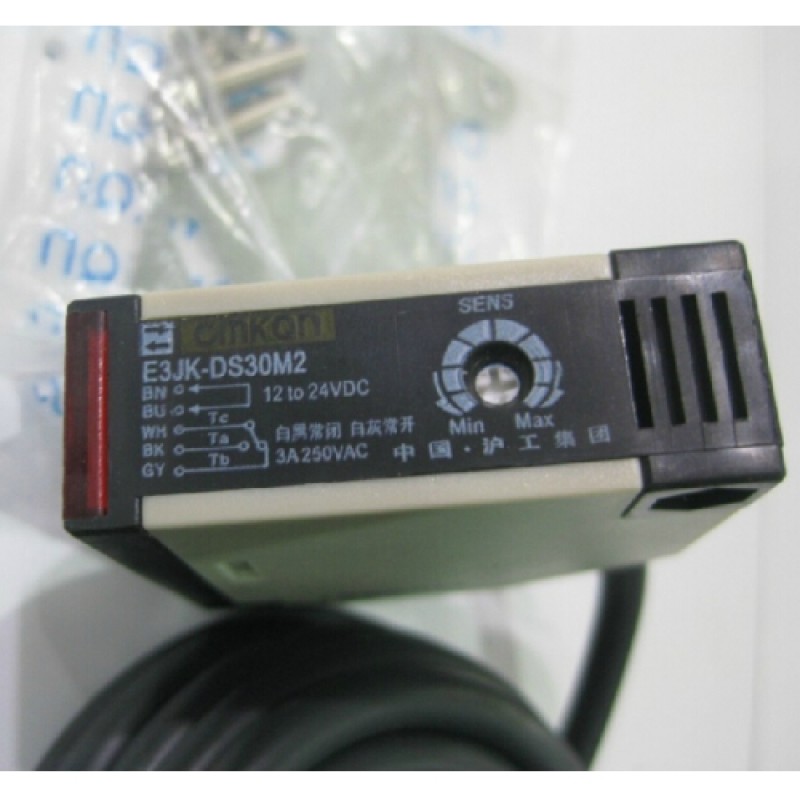 10PCS E3JK-DS30M2 30cm Photoelectric Switch Diffuse Reflection Sensor DC12~24V for Relay