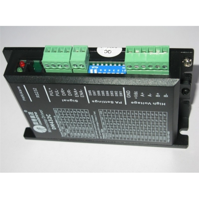 2ph 42mm NEMA17 57mm NEMA23 motor DSP Digital Stepper Drive DM432C 18-40VDC 1.3-3.2A Leadshine New