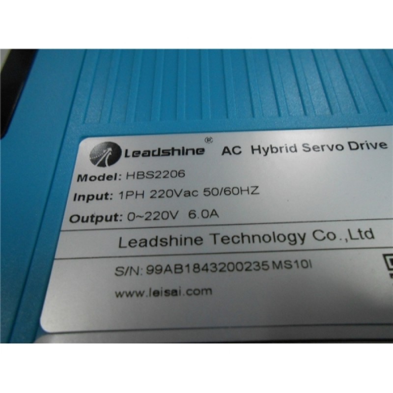 CNC DSP Closed-Loop Stepper Drive 6A 150-240VAC Matching 86mm NEMA34 110mm NEMA42 Motor HBS2206 Leadshine