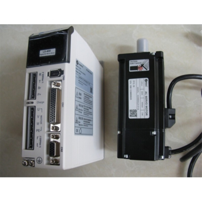 AC Servo Motor Drive Kit 400W 3A 1.27NM 2500ppr 60mm 200VAC ACM6004L2H-51-B+L5-400