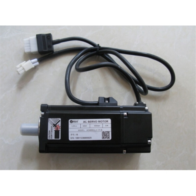 AC Servo Motor Drive Kit 400W 3A 1.27NM 2500ppr 60mm 200VAC ACM6004L2H-51-B+L5-400