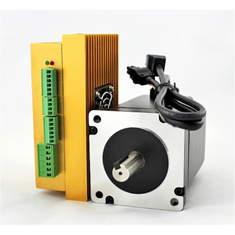 DSP Closed-Loop Step Motor Drive Kit 20-70VAC/30-100VDC 2PH 6A 3Nm NEMA34 86mm Wire-stripping Machine