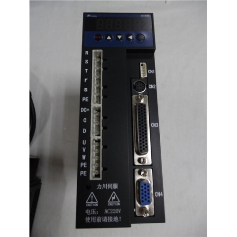 1PH 220V 60mm 1.27NM 400W 3000RPM 2.8A AC servo motor drive Kit 3M Cable LCMT-04L02NB-60M01330B + LCDB2-042002-LB622