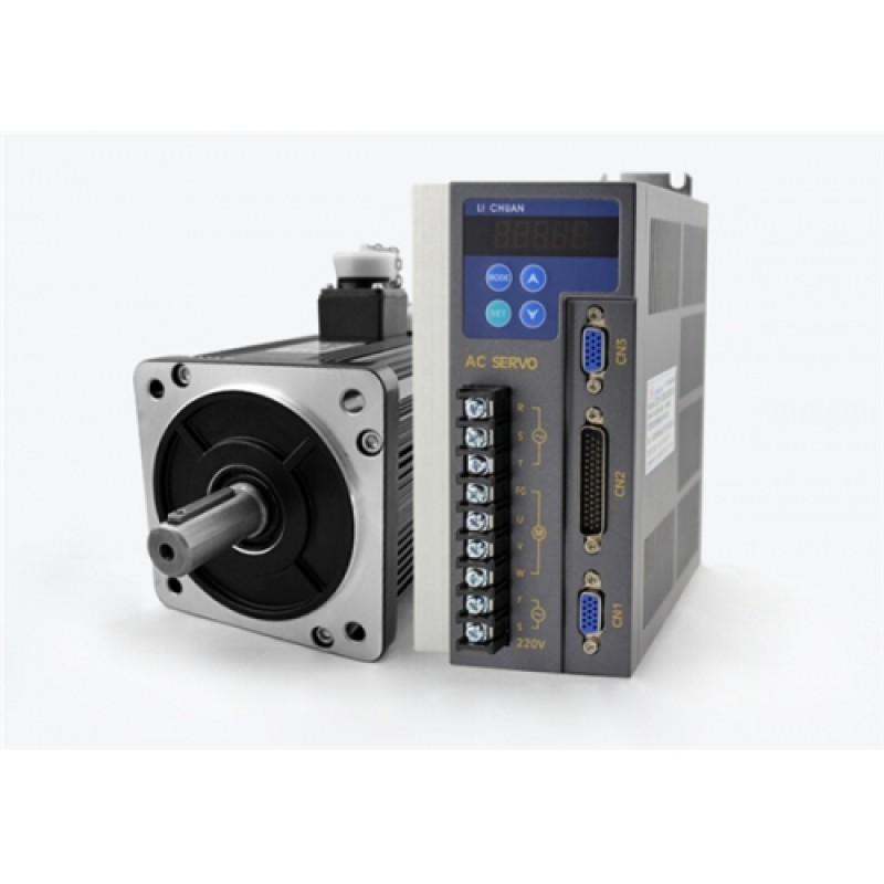 AC servo motor drive Kit 3ph 220V 130mm 15NM 3.8KW 2500RPM 3M Cable