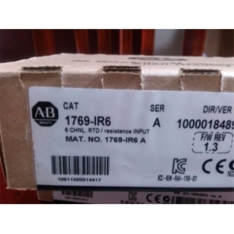 NEW Original 1769-IR6 AB Allen-Bradley 6 Pt RTD Module Unopened Box