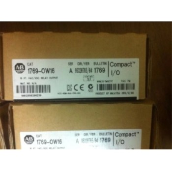 NEW Original 1769-OW16 AB Allen-Bradley 16 Pt D/O Relay Module Unopened Box
