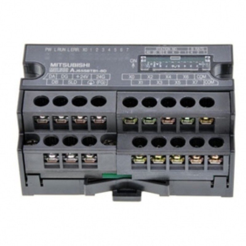 8DI 24V DC Mitsubishi AJ65SBTB1-8D PLC CC-Link Module 1Year Warranty