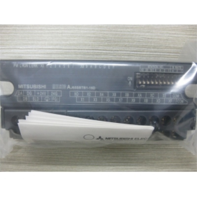 16DI 24V DC Mitsubishi AJ65SBTB1-16D1 PLC CC-Link Module 1Year Warranty