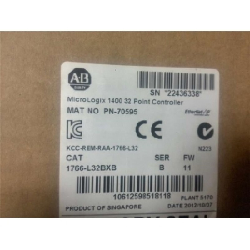 NEW Original 1766-L32BXB AB Allen-Bradley MicroLogix 1400 32 Point Controller Unopened Box