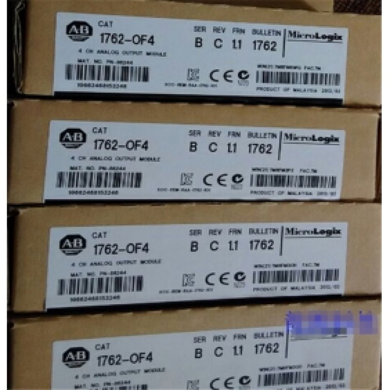 NEW Original 1762-OF4 AB Allen-Bradley MicroLogix 4 Point Analog Output Module Unopened Box