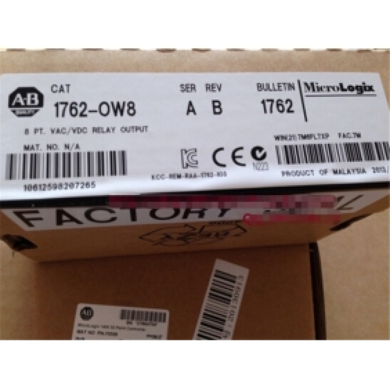 NEW Original 1762-OW8 AB Allen-Bradley MicroLogix 8 Point Relay Output Module Unopened Box