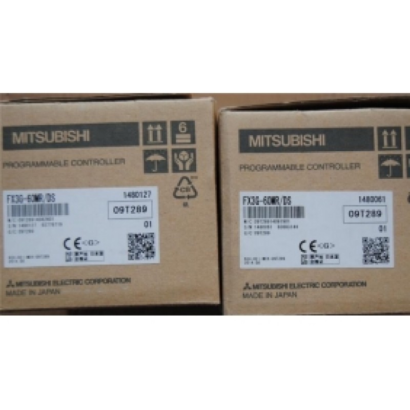 36DI 24DO Relay 24V DC Mitsubishi FX3G-60MR-DS PLC for upgrade FX1N