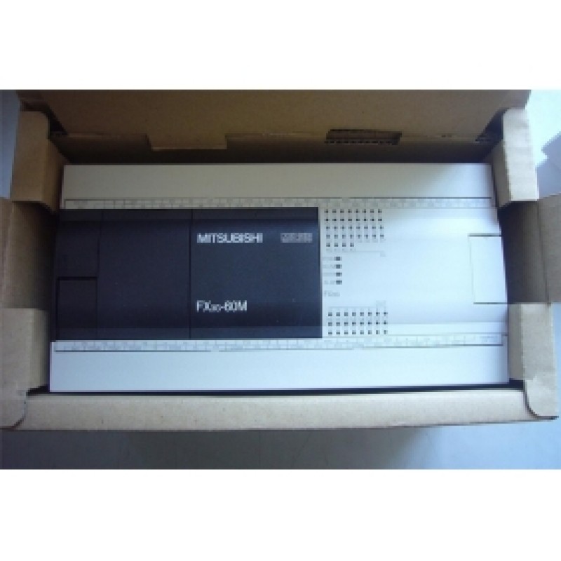 36DI 24DO Transistor 24V DC Mitsubishi FX3G-60MT-DS PLC for upgrade FX1N