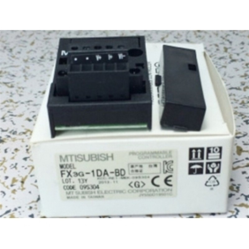 1AO 5V DC Mitsubishi FX3G-1DA-BD Expansion Boards for upgrade FX1N