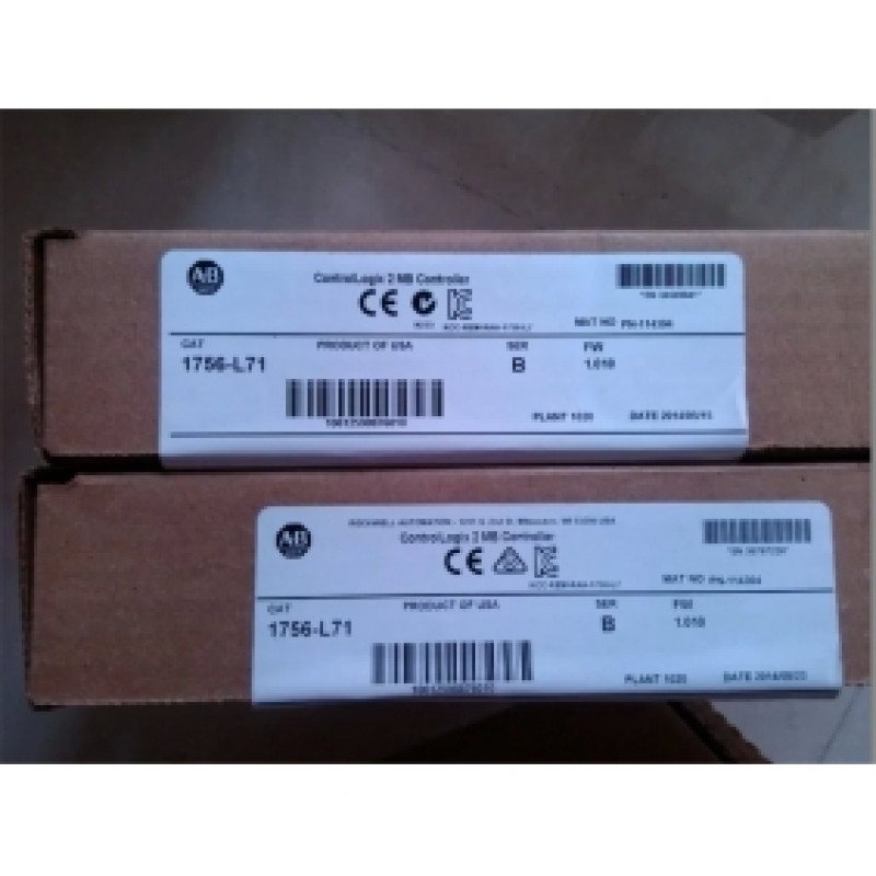 NEW Original 1756-L71 AB Allen-Bradley ControlLogix 2 MB Controller Unopened Box