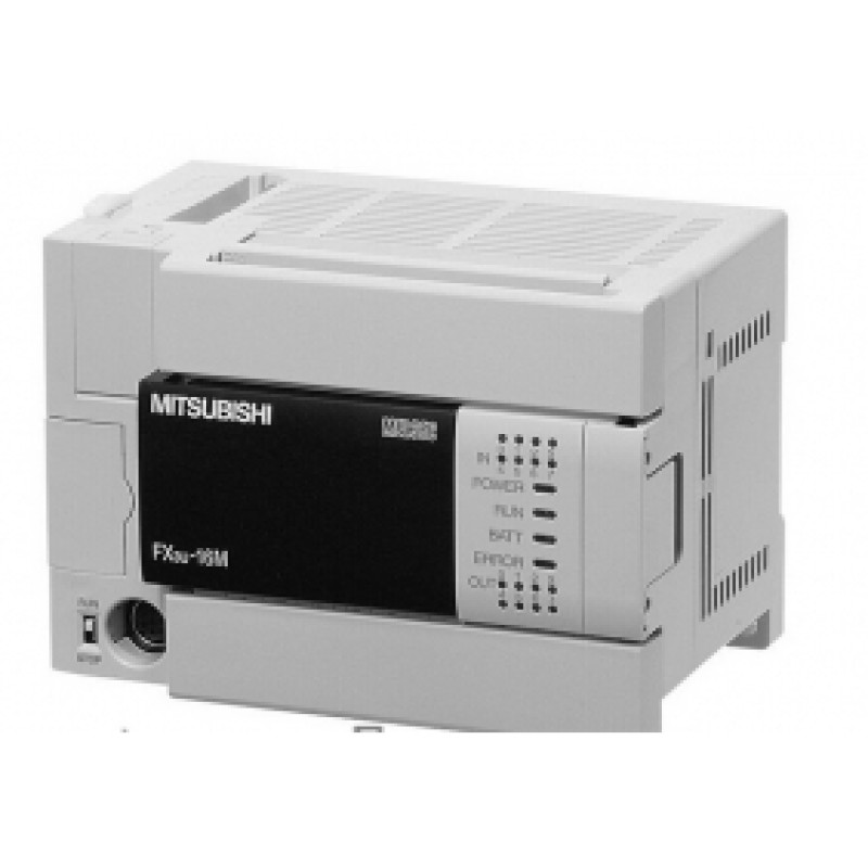FX3U-16MT-DS PLC 24V DC 8DI 8DO Transistor Mitsubishi with Programing Cable