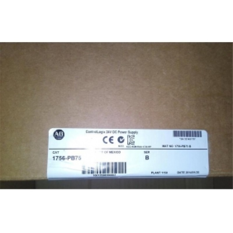 NEW Original 1756-PB75 AB Allen-Bradley ControlLogix 24V DC Power Supply Unopened Box