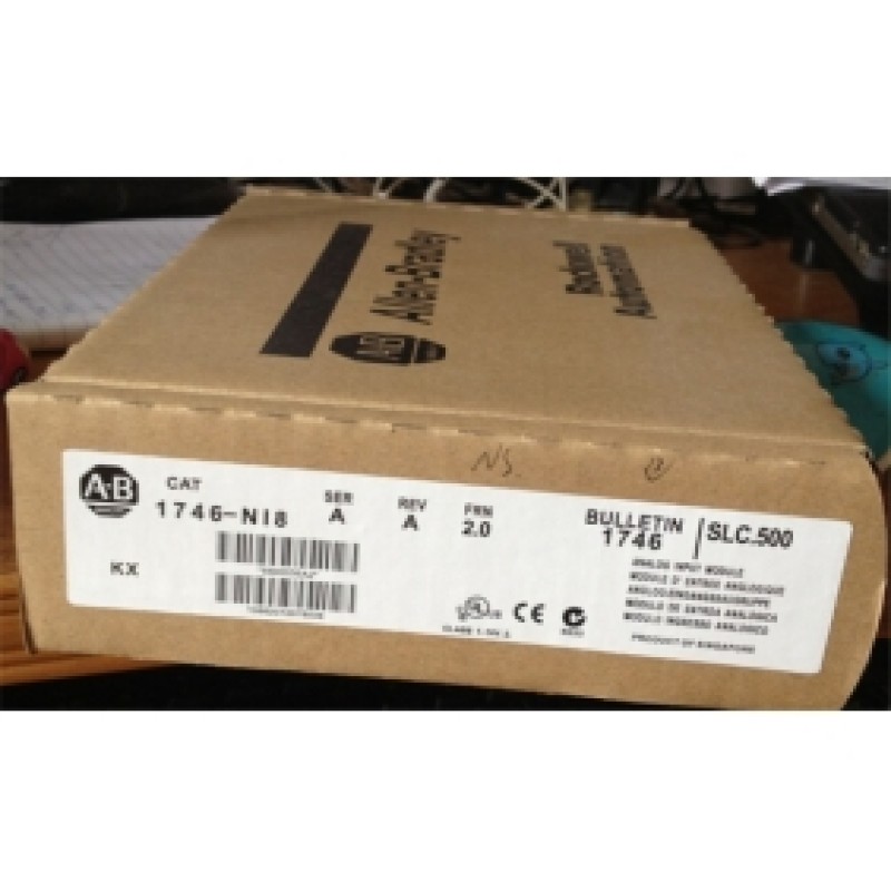 NEW Original 1746-NI8 AB Allen-Bradley SLC 8 Point Analog Input Module Unopened Box