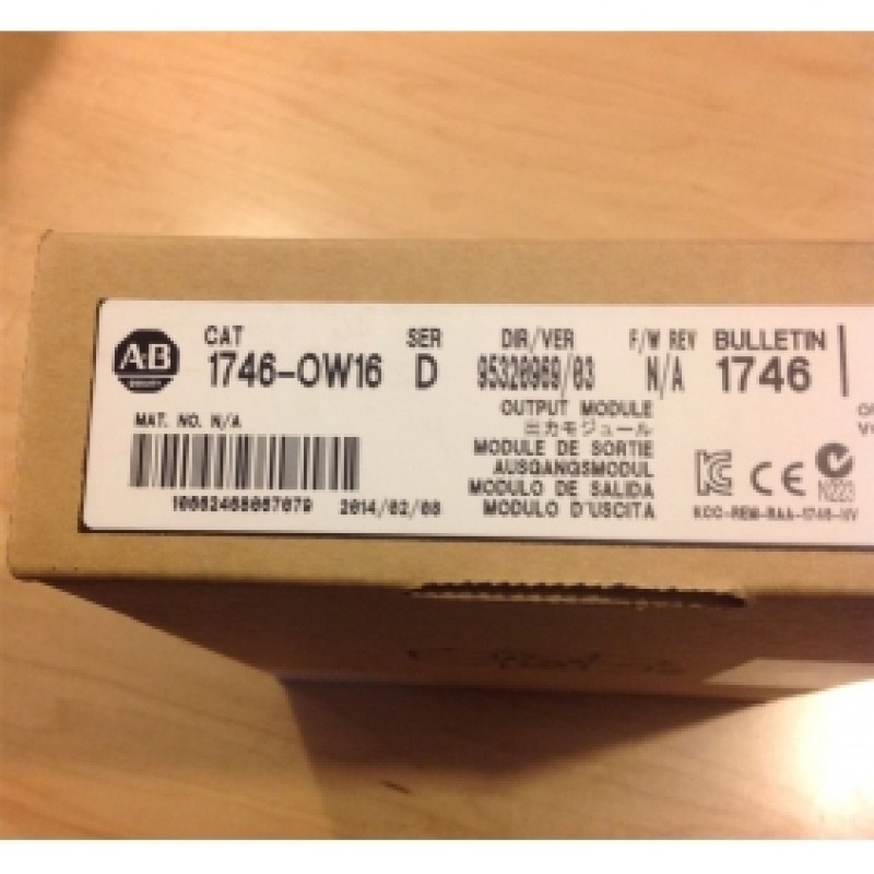 NEW Original 1746-OW16 AB Allen-Bradley SLC 16 Point Digital Output Module Unopened Box